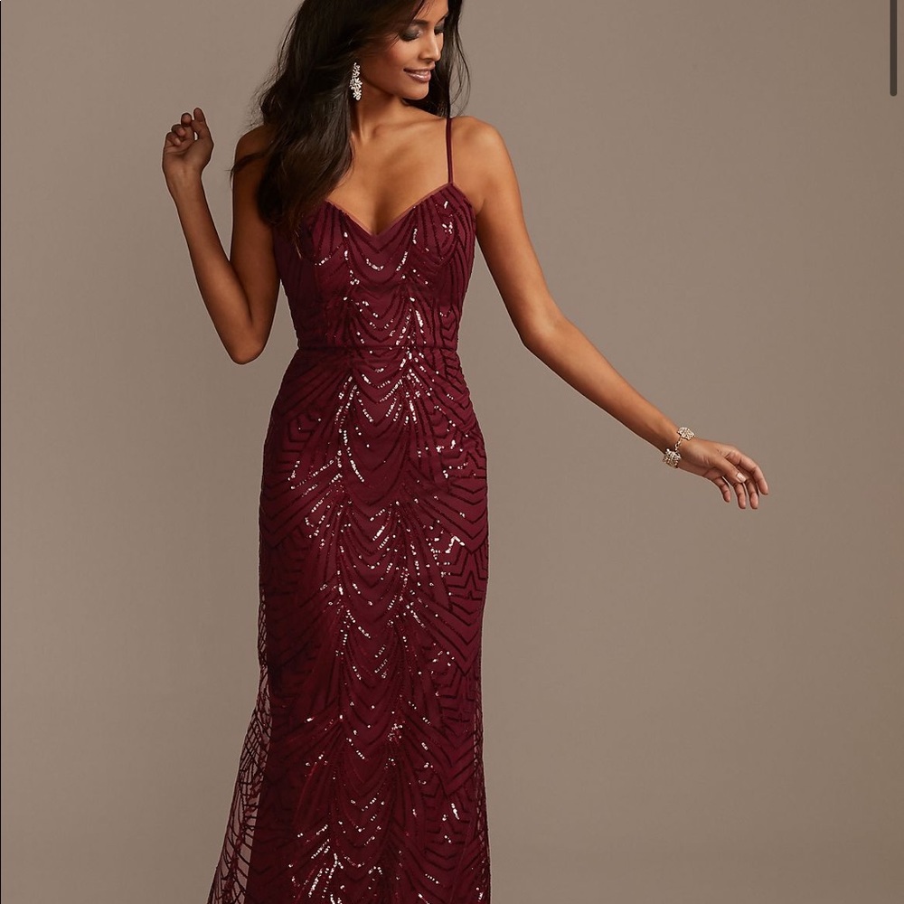 David’s Bridal Geometric Dress 💃🏻